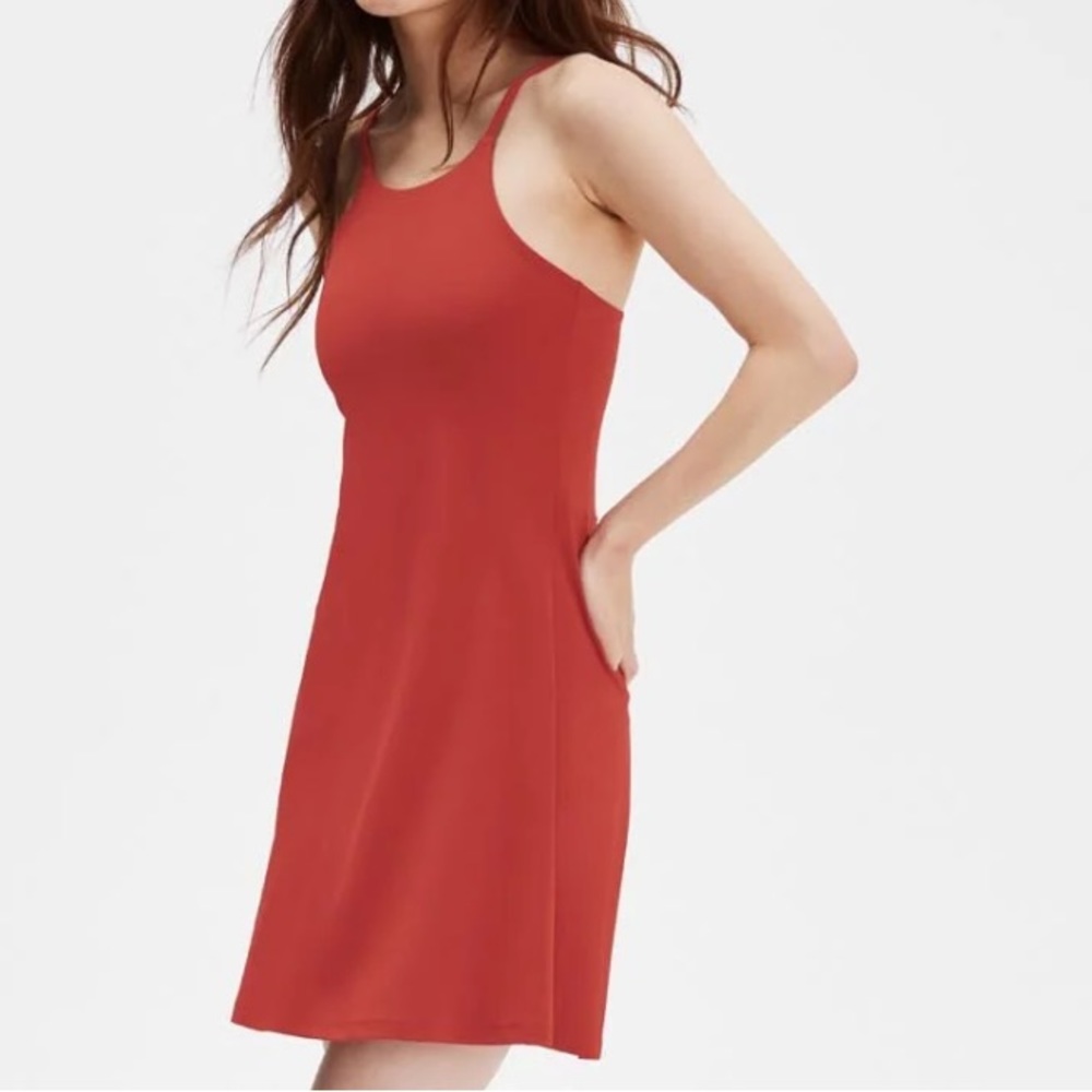 girlfriend collective Rust Red Mini Dress